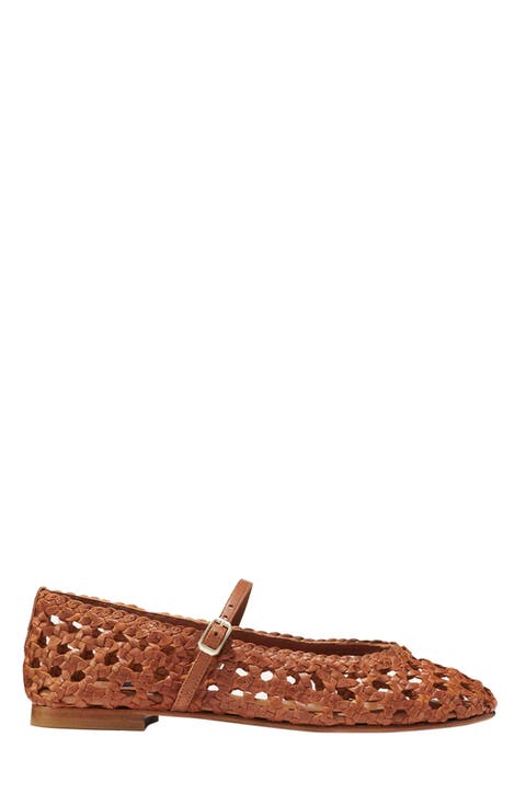 The Woven Demi Jane Flat