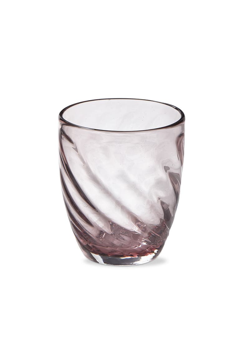 Optic Everything Glass Solid Pink Beverage Glassware Set, Main, color, Pink