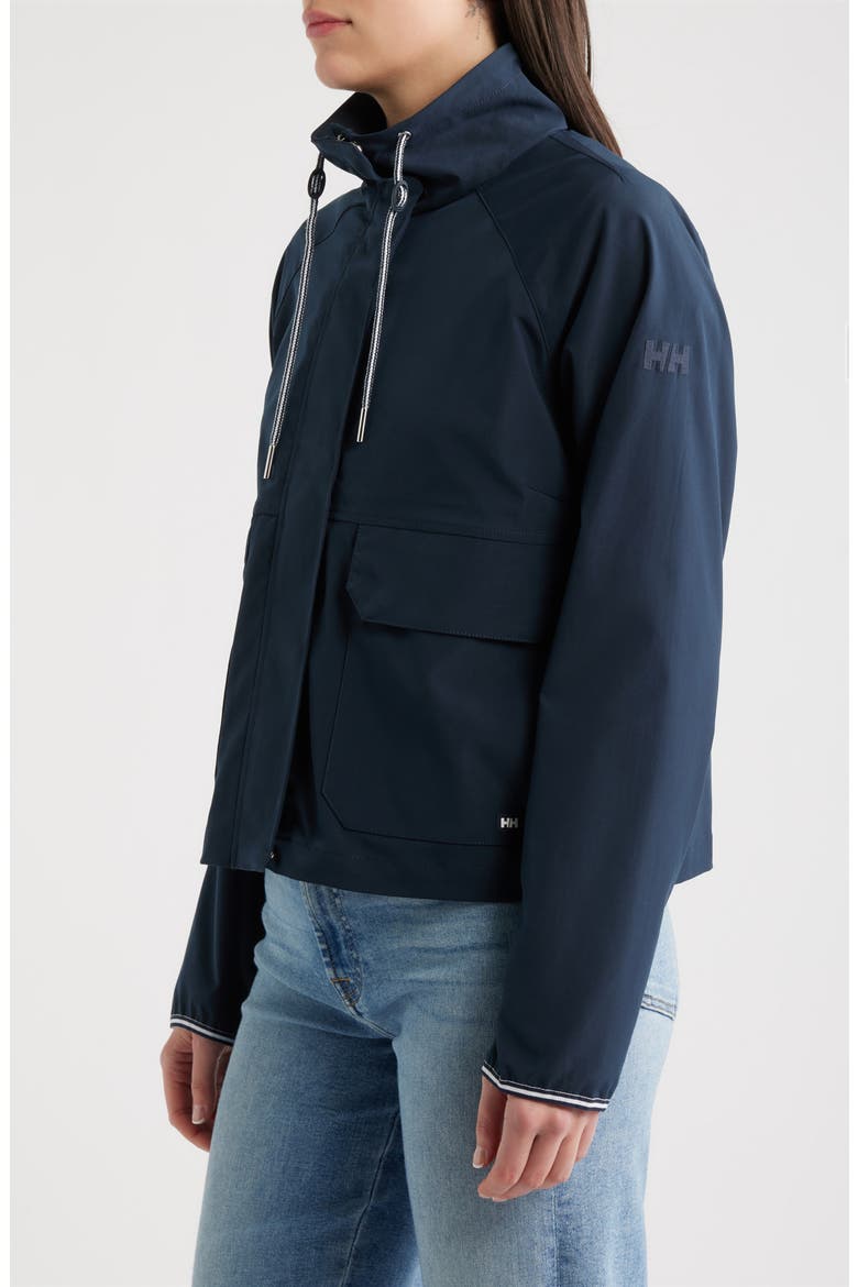 Positano Water Repellent Lightweight Jacket, Alternate, color, NAVY