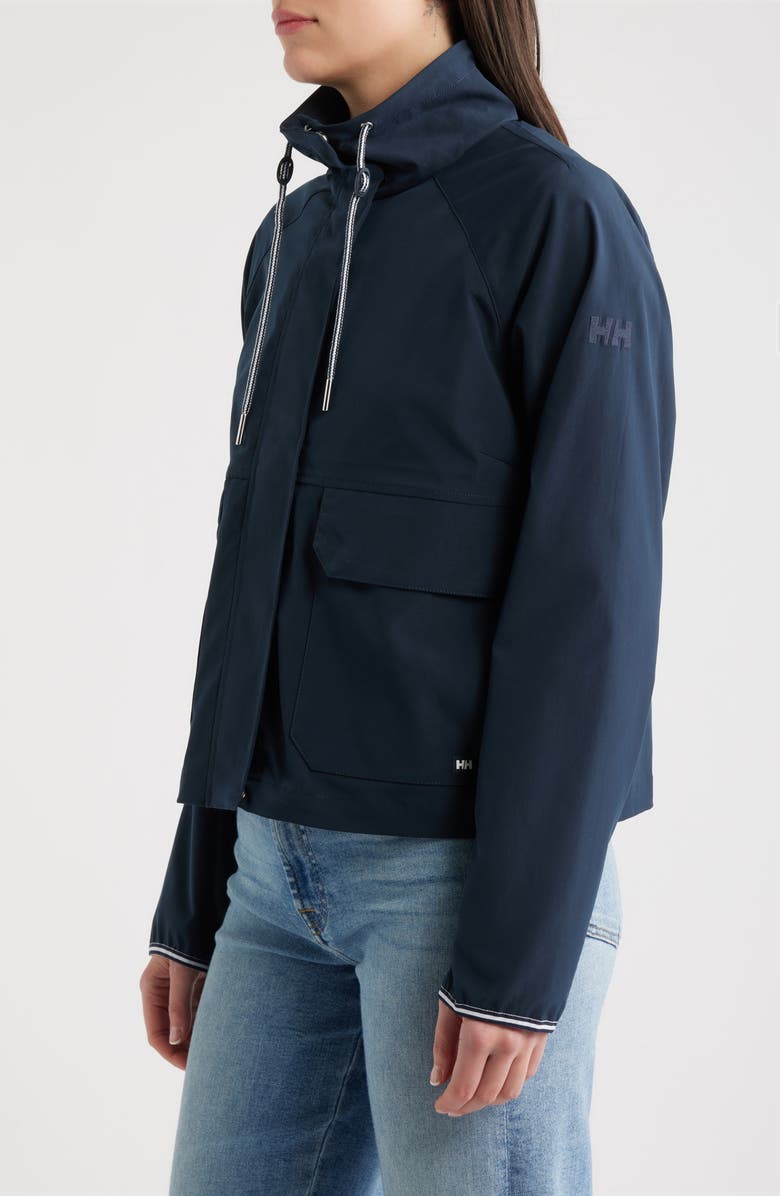 Helly Hansen Positano Water Repellent Lightweight Jacket, Alternate, color, Navy