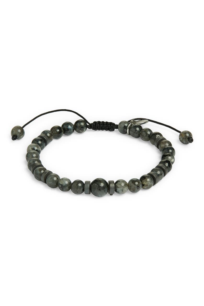 Origin Semiprecious Beaded Bracelet, Alternate, color, BLACK LABRADORITE