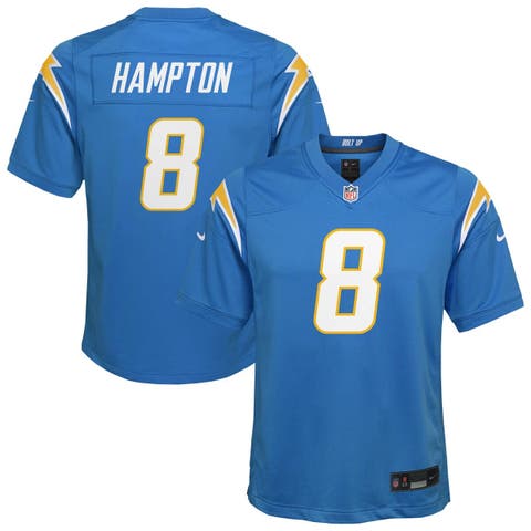 Youth Nike Omarion Hampton Powder Blue Los Angeles Chargers Team Game Jersey