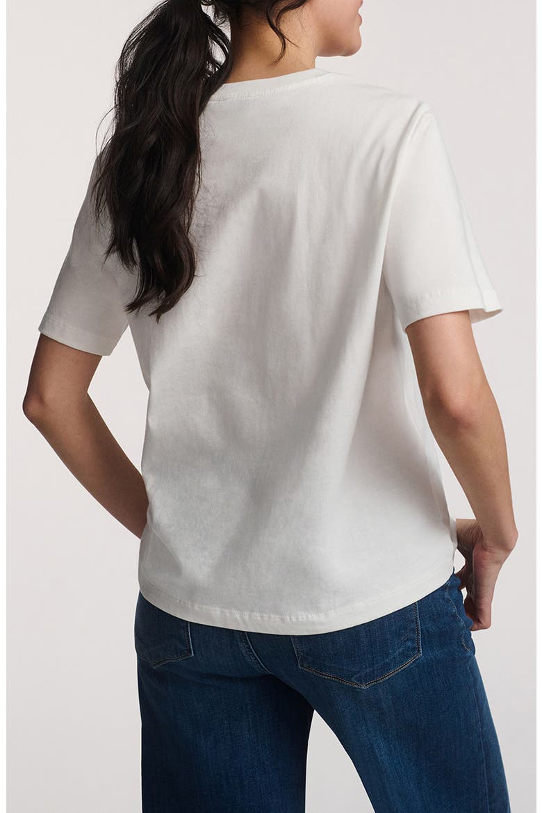 Basic Crewneck T-Shirt, Alternate, color, ANTIQUE WHITE