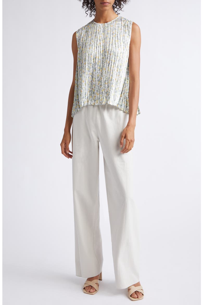 Colette High Waist Cotton Twill Bias Pants, Alternate, color, OYSTER