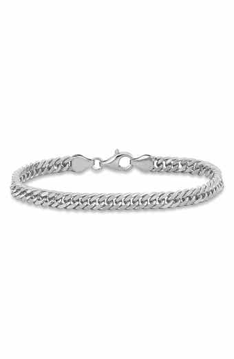 DELMAR Men's Double Curb Link Bracelet