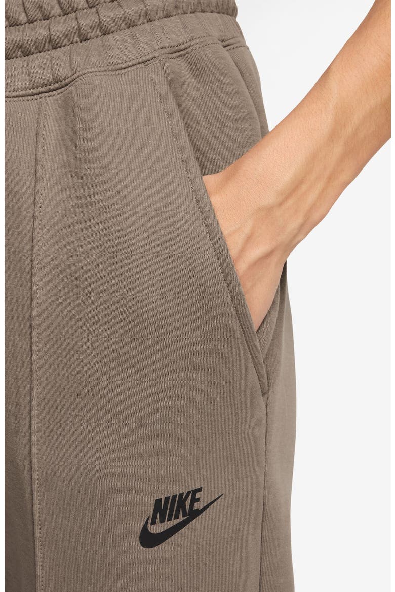 Sportswear Tech Fleece Mid-Rise Joggers, Alternate, color, MINK BROWN/ BLACK