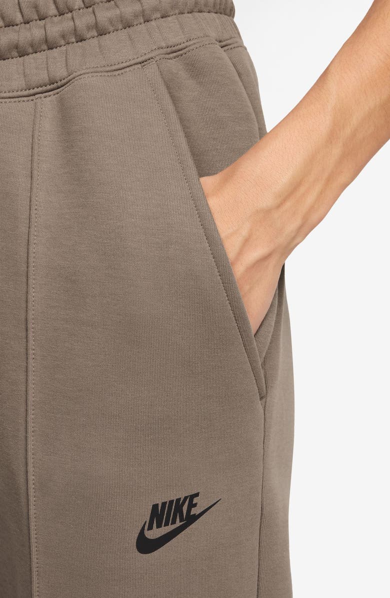 Nike Sportswear Tech Fleece Mid-Rise Joggers, Alternate, color, Mink Brown/ Black