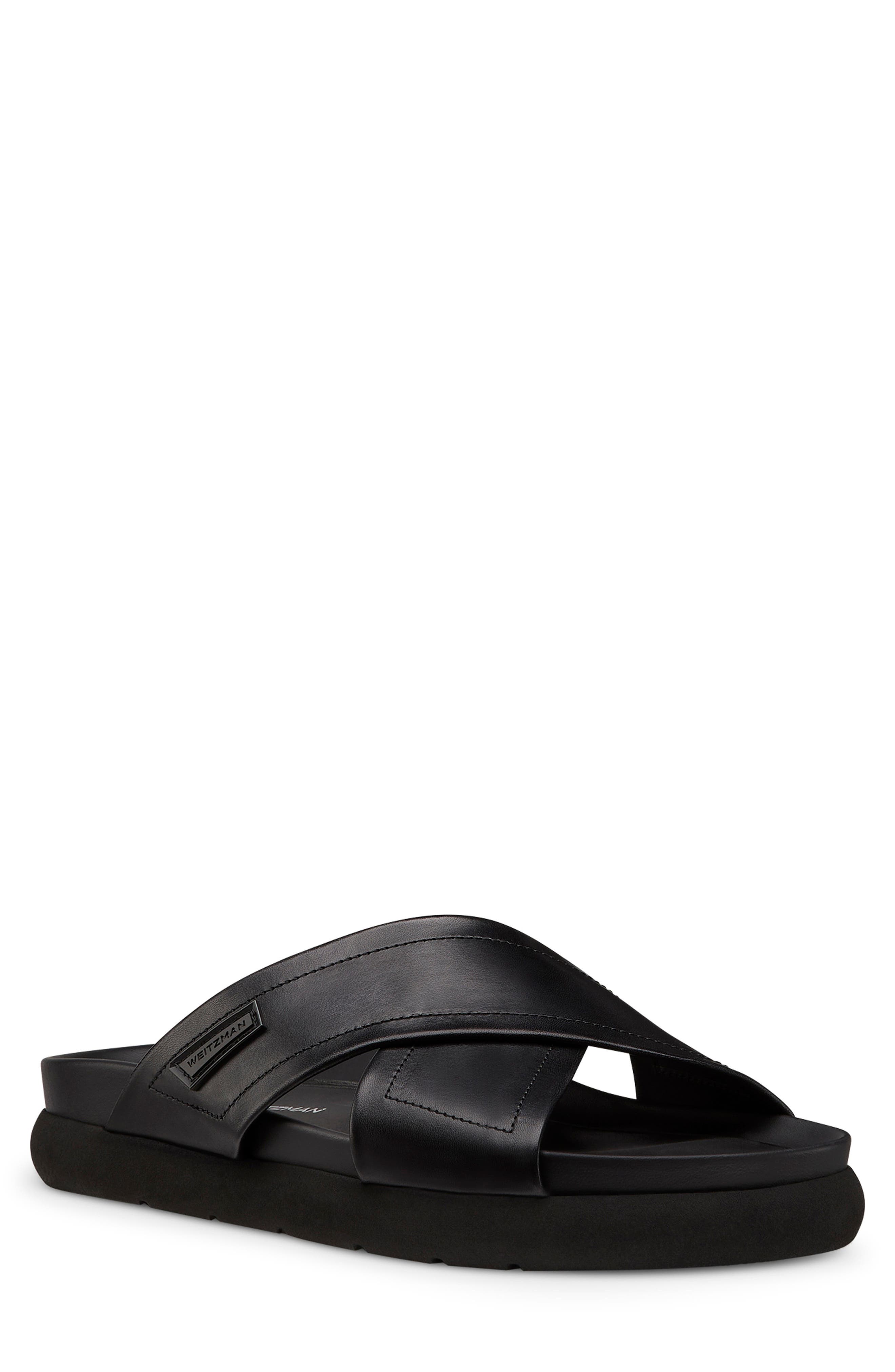 Stuart Weitzman Flex Crisscross Sport Slide Sandal, Main, color, 