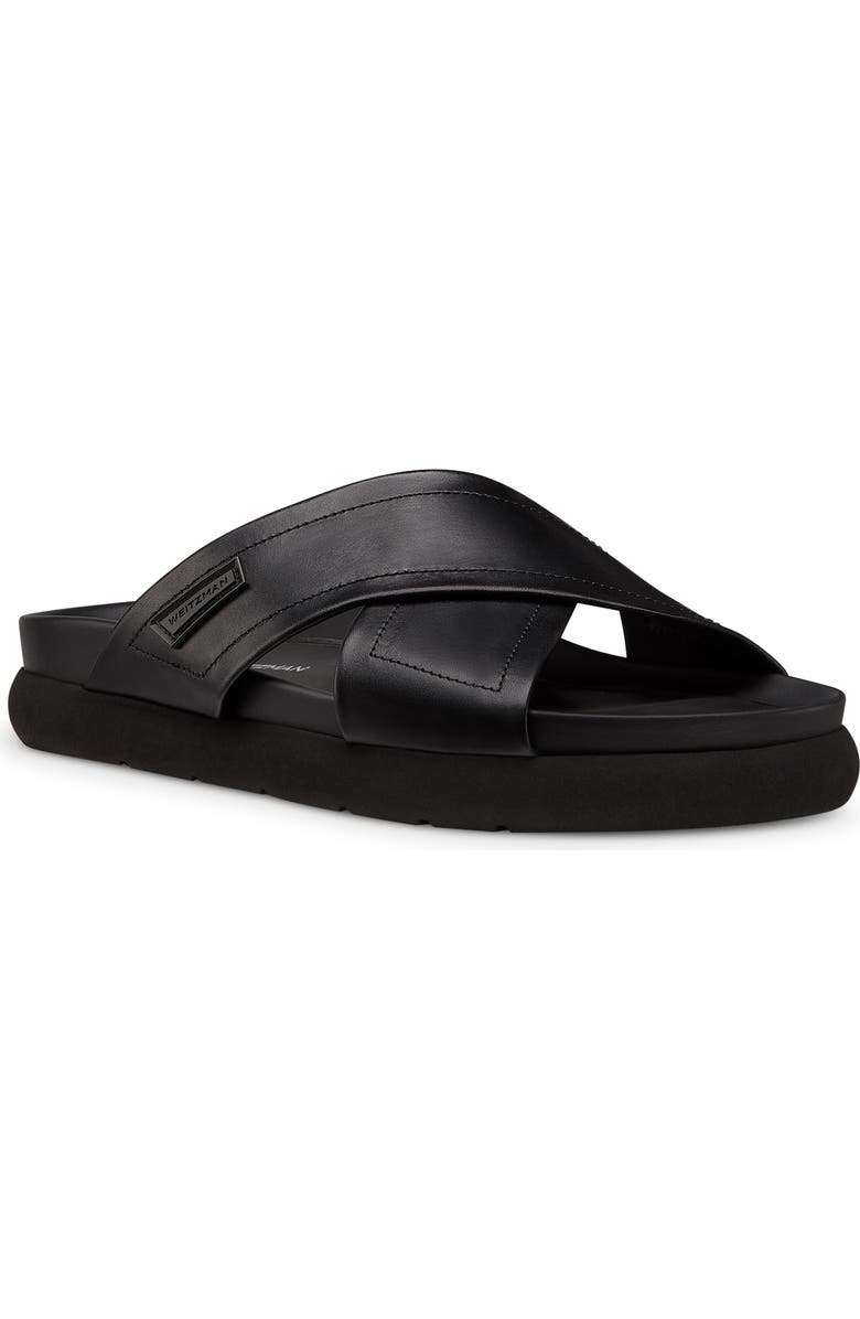 Stuart Weitzman Flex Crisscross Sport Slide Sandal, Main, color,