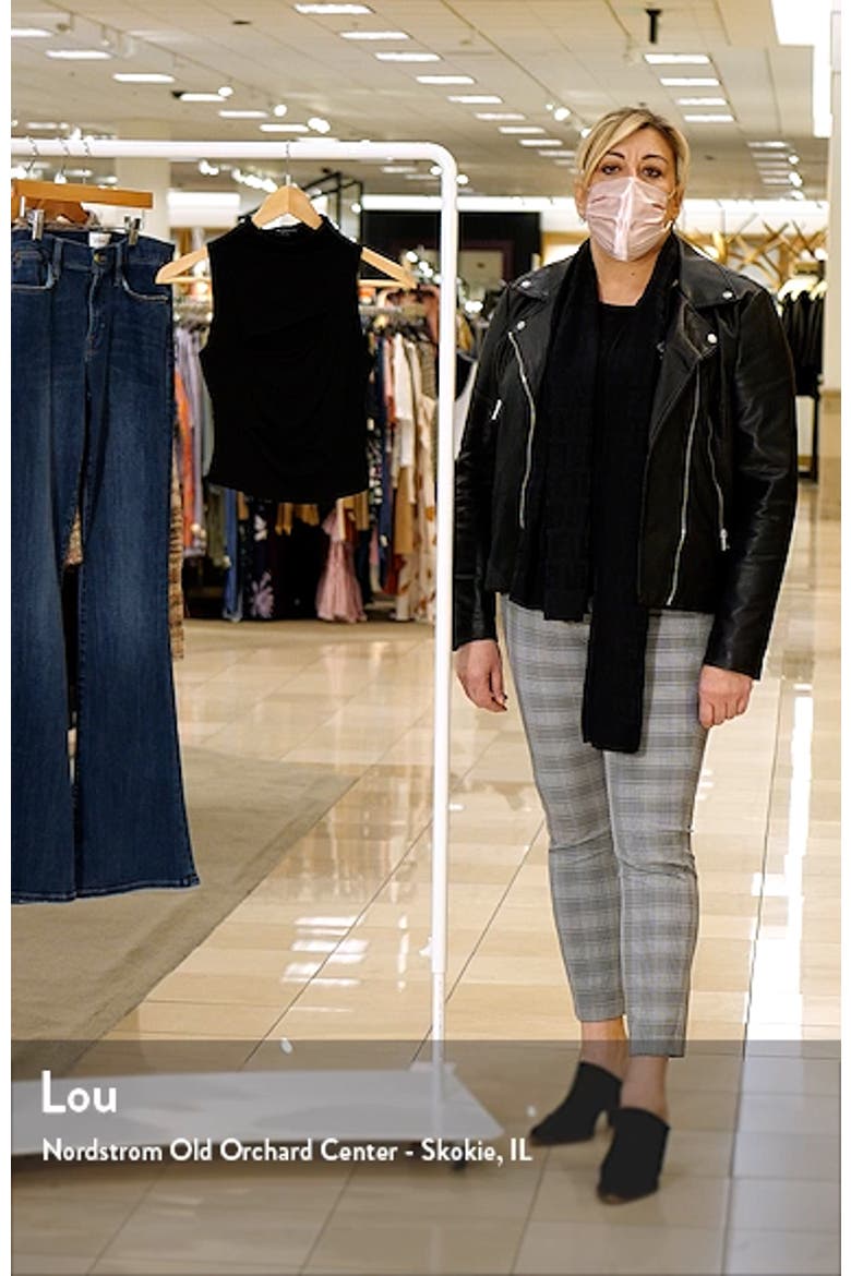 Mock Neck Cutout Sleeveless Sweater video