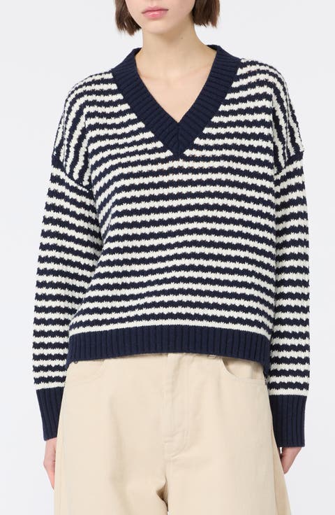 Spiga V-Neck Virgin Wool Sweater