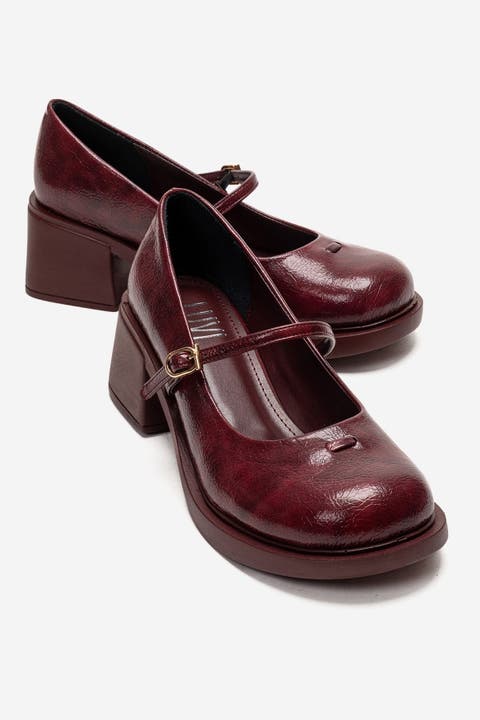 Luanda Block Heel Mary Jane Shoes
