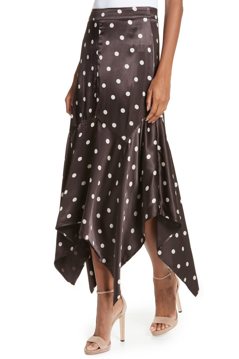 Cameron Satin Skirt, Alternate, color, GANACHE