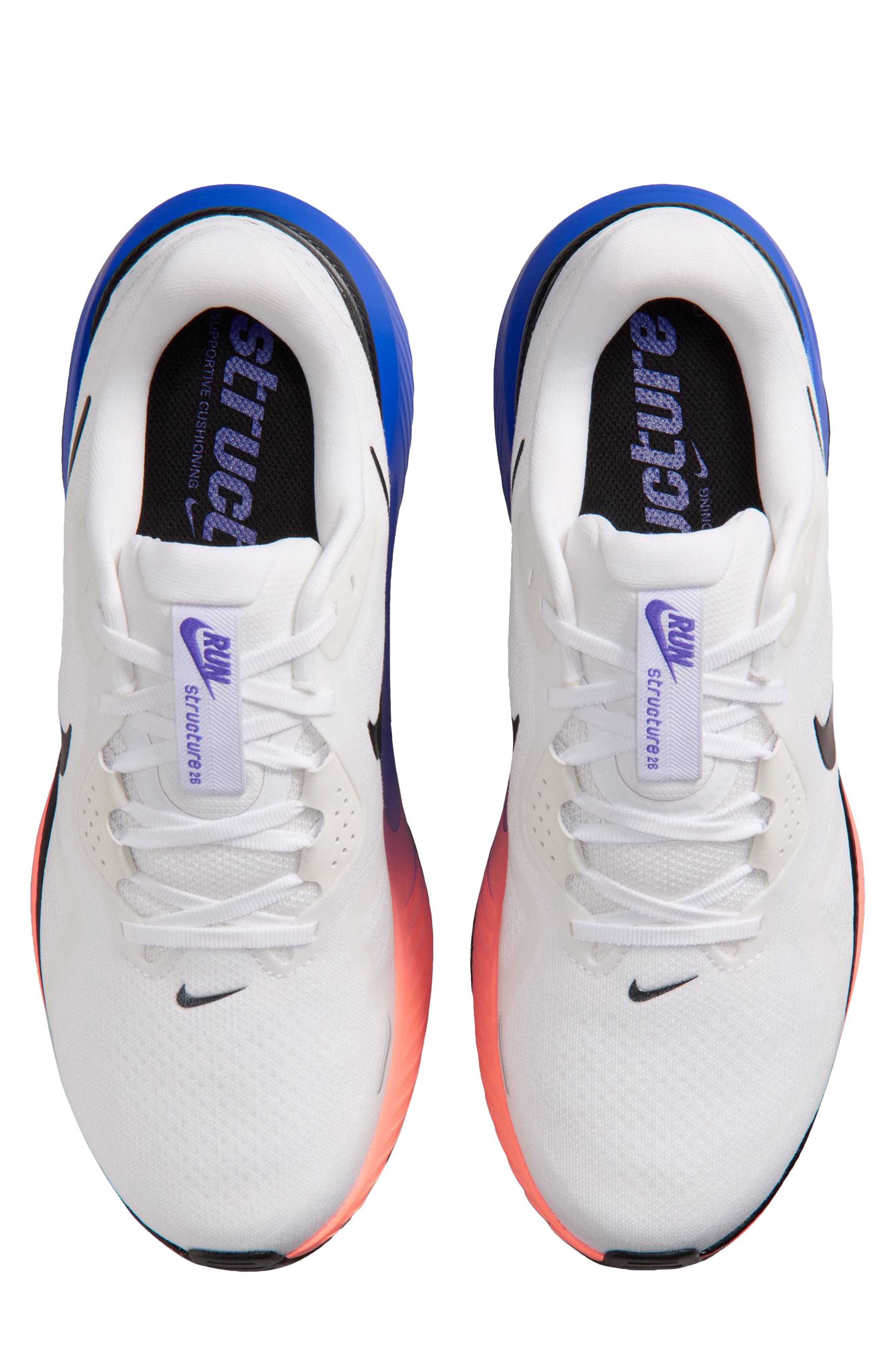 Structure 26 Running Shoe, Alternate, color, 109 WHITE/BLACK