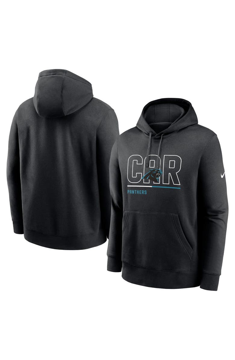 Nike Men's Nike Black Carolina Panthers City Code Club Fleece Pullover Hoodie, Main, color, Black