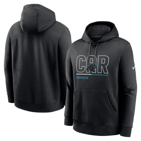 Men's Nike Black Carolina Panthers City Code Club Fleece Pullover Hoodie