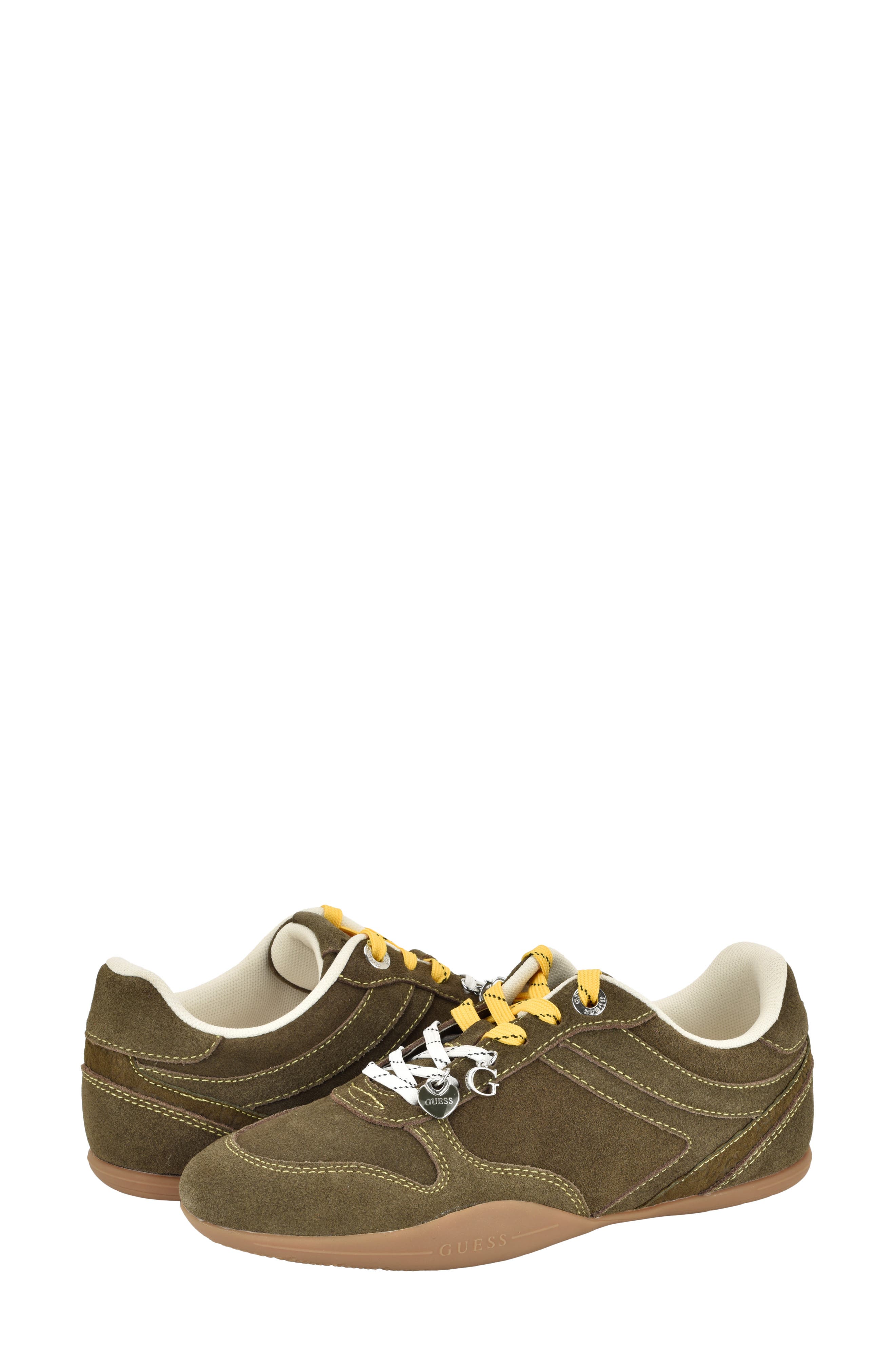 Besar Lace-Up Sneaker, Alternate, color, DARK GREEN
