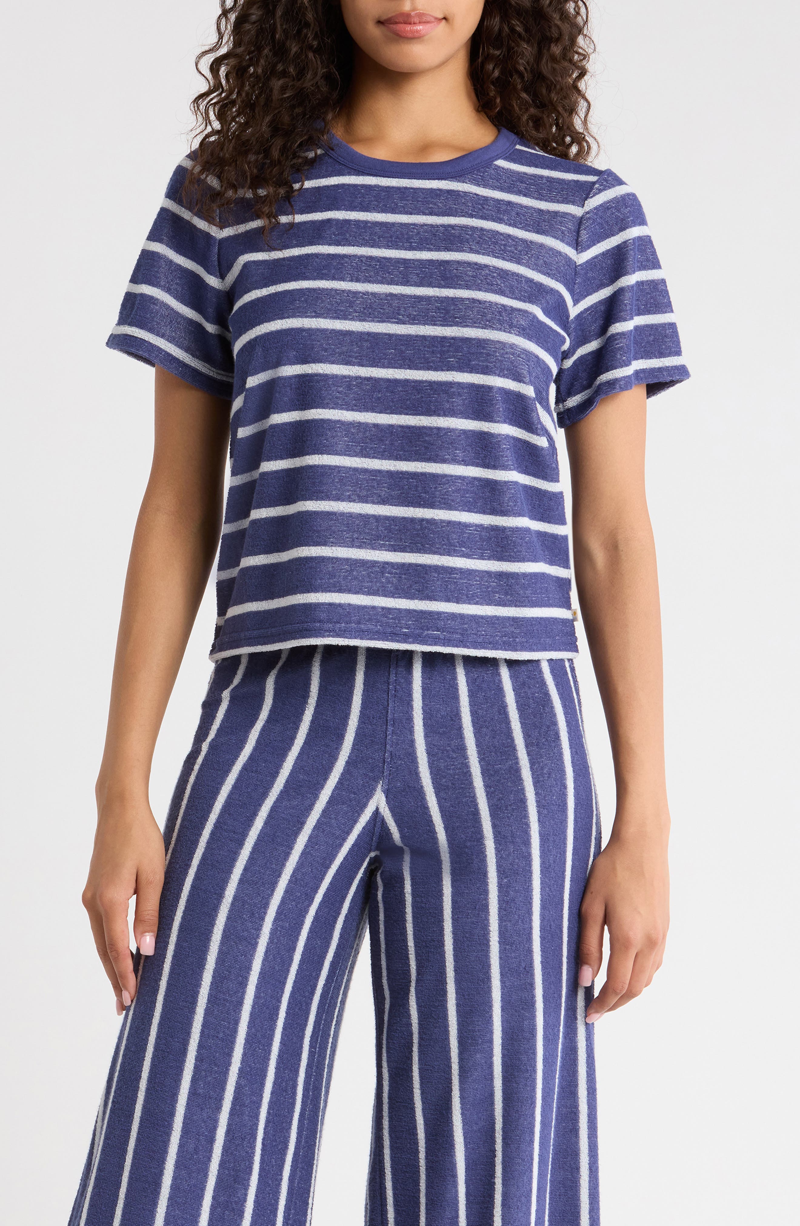 Stripe Beach Terry T-Shirt