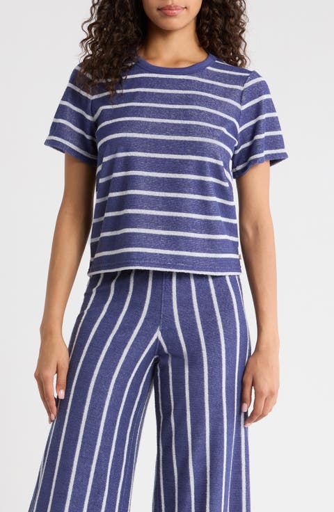 Stripe Beach Terry T-Shirt