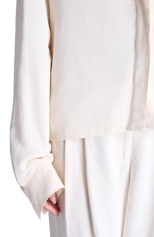Twp Button Me Up Shirt In Bone