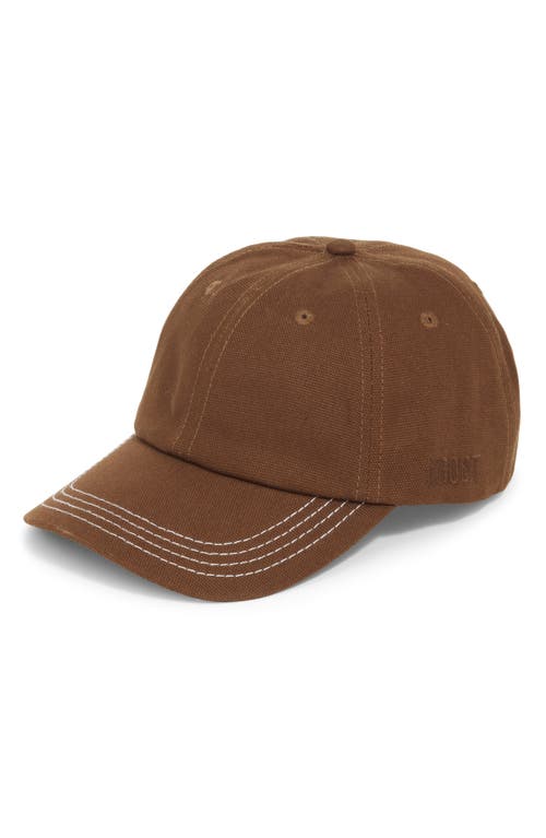 Krost Canal St. Adjustable Baseball Cap In Brown