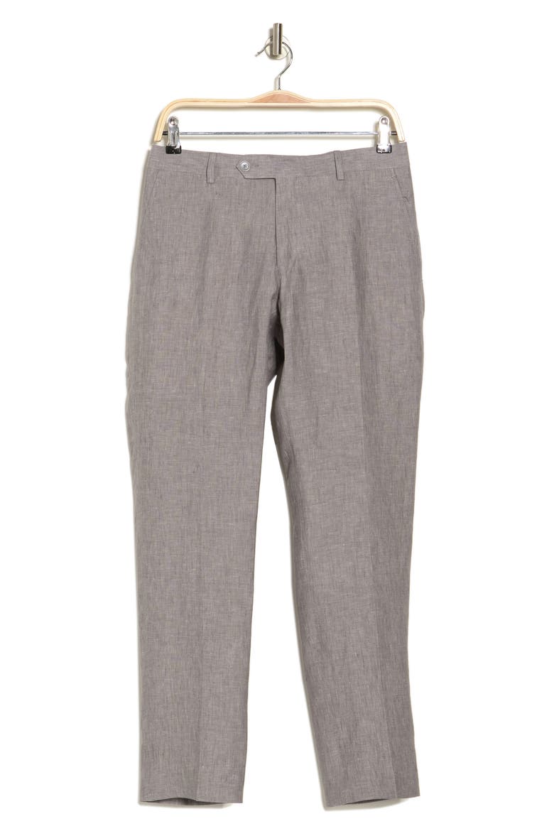 Hall Linen Pants, Alternate, color, LIGHT GREY