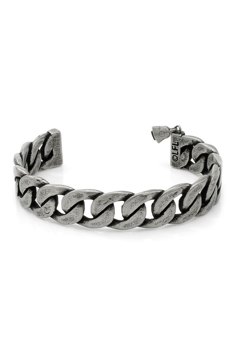 Men's Darth Vader Stainless Steel Cuff Bracelet, Main, color, SILVER