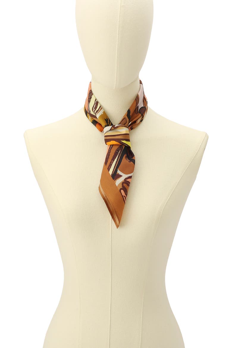 Butterflies Bandana, Alternate, color, BRIGHT MARIGOLD
