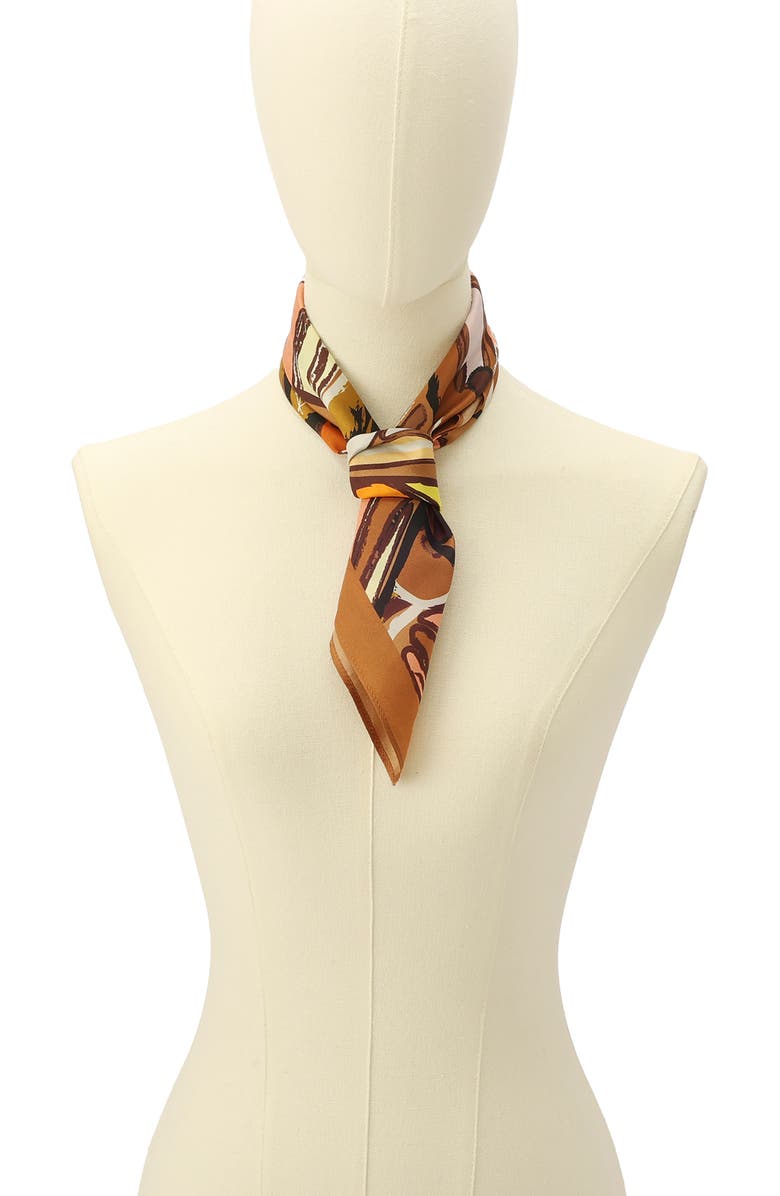 Kurt Geiger London Butterflies Bandana, Alternate, color, Bright Marigold