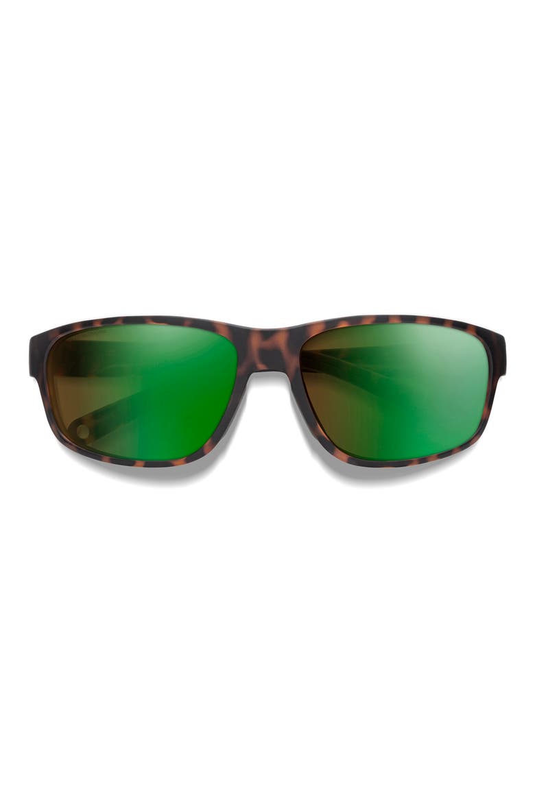 Redding 2 64mm Sunglasses, Main, color, MATTE TORTOISE / BROWN GREEN