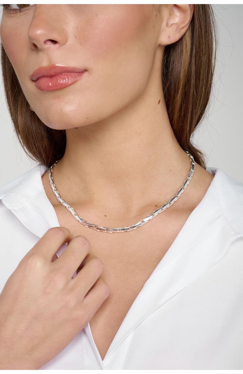 TUTTI Refine Necklace, Alternate, color, Silver