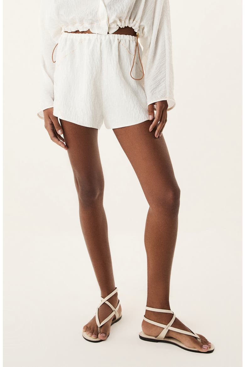 Bailey Shorts Cover-Up, Main, color, OFF WHITE