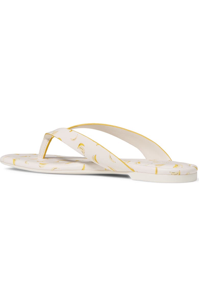 Kate Spade New York banana print flip flop, Alternate, color,