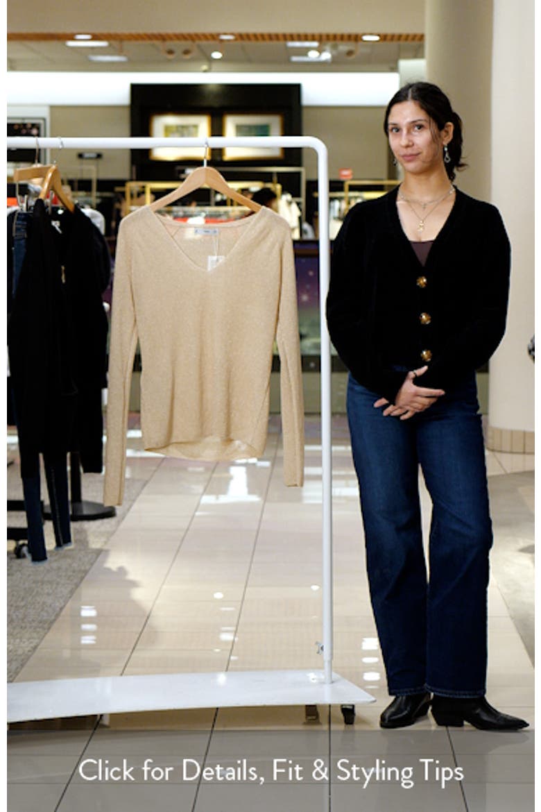 Shimmer V-Neck Sweater video