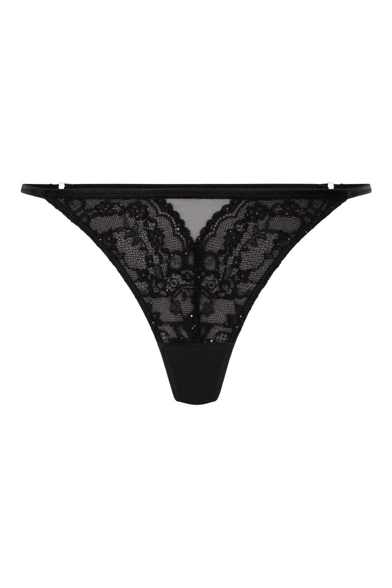 Sabrina G-String, Alternate, color, CAVIAR