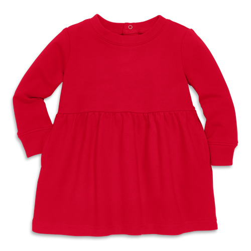 Primary Baby Cozy Pocket Dress In Red