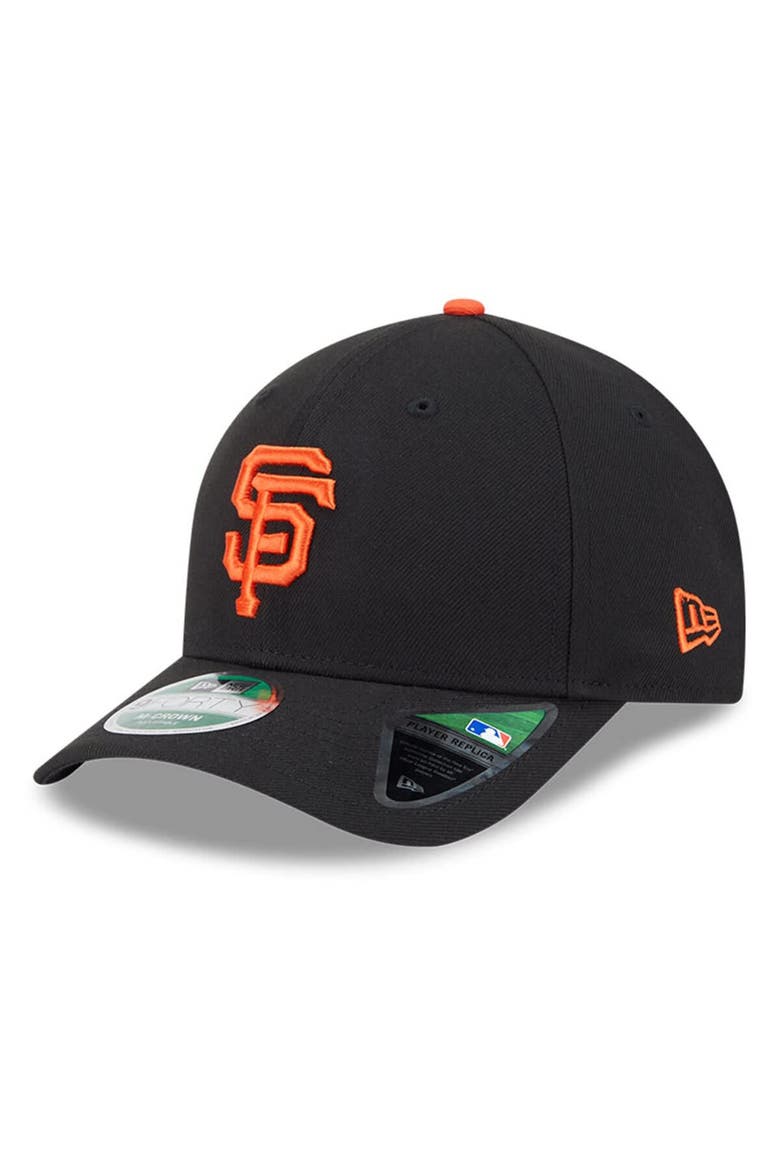 Men's New Era  Black San Francisco Giants Player Replica 9FORTY Adjustable Hat, Main, color, Black