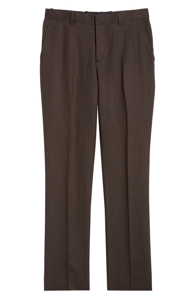 Nordstrom Henrik Trim Fit Italian Linen Suit Separate Pants, Alternate, color, 