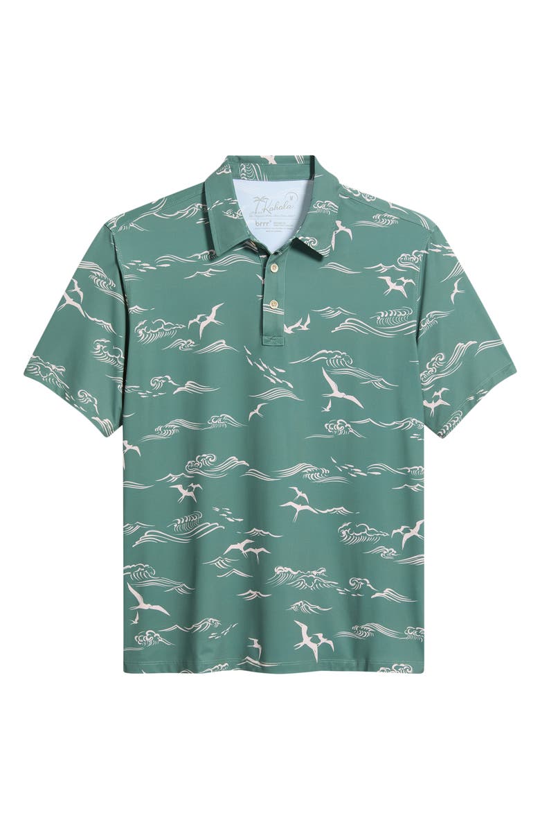 Kahala Huakai Brrr° Performance Polo, Main, color, Sage