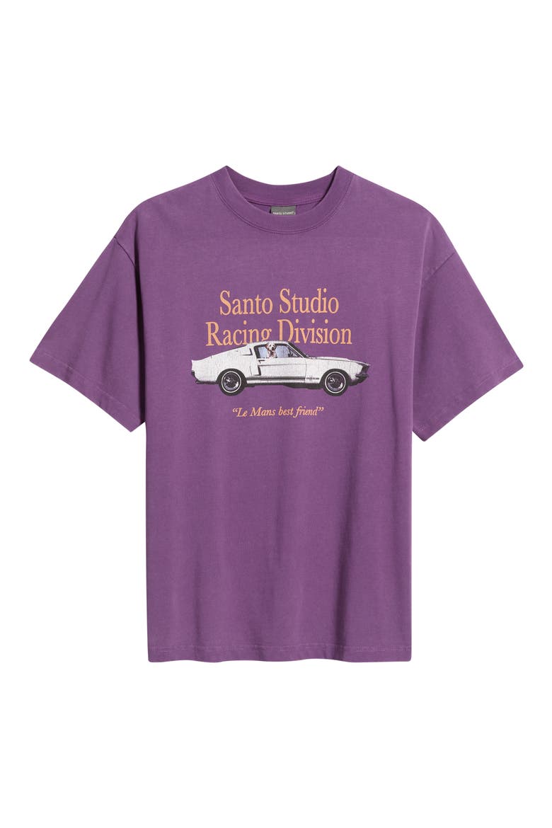 Racing Division Graphic T-Shirt, Alternate, color, FADE PURPLE