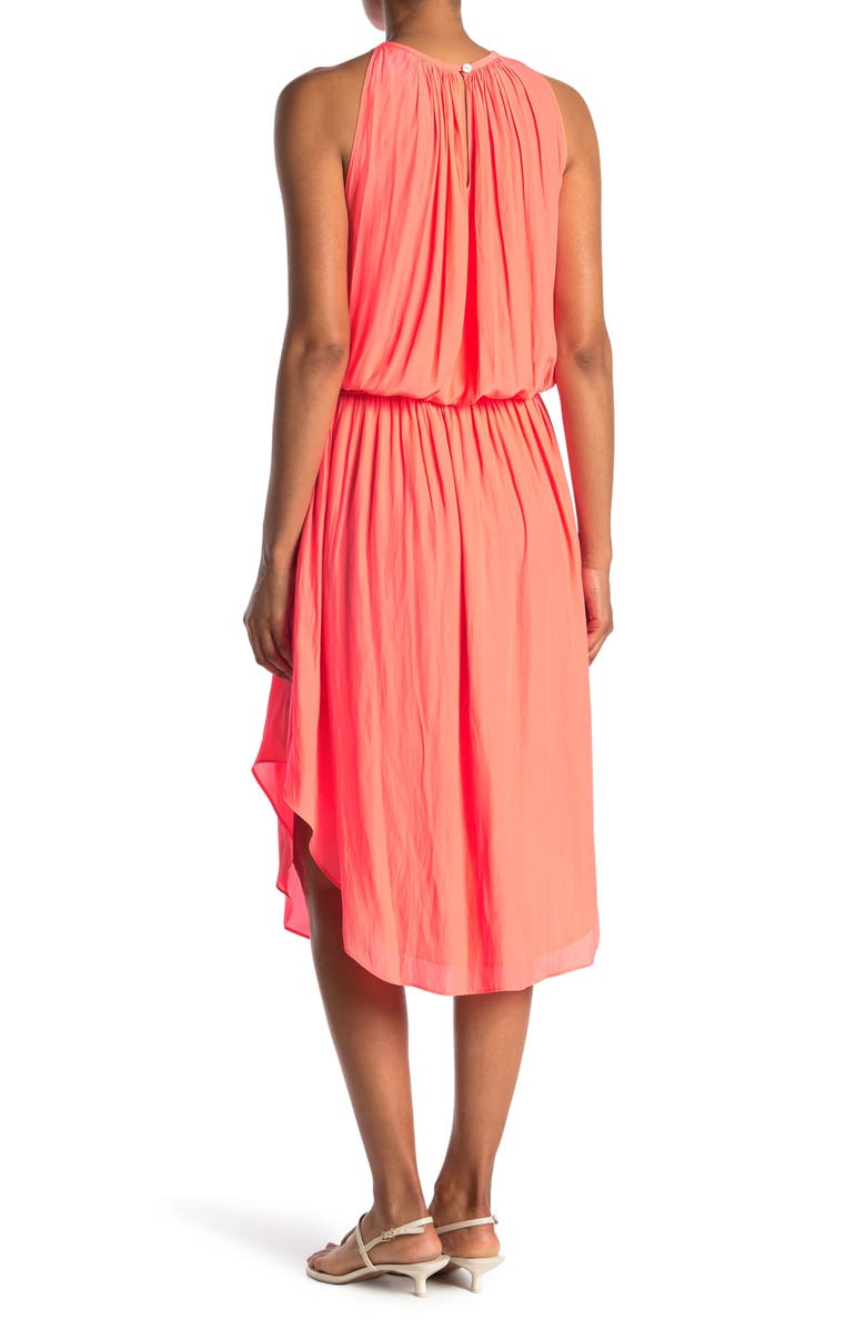 Ramy Brook Audrey Smocked Waist Sleeveless Midi Dress, Alternate, color, 