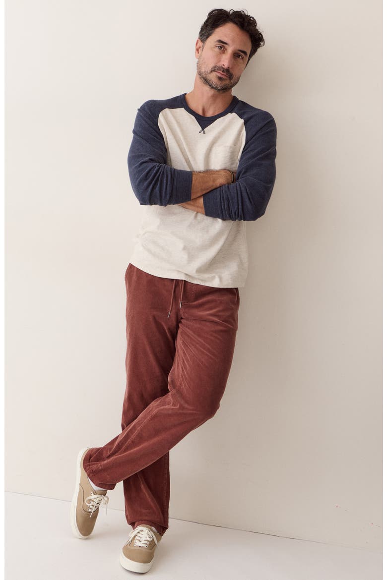 Saturday Relaxed Fit Corduroy Pants, Alternate, color, HENNA