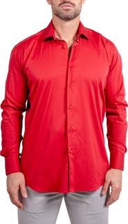 Maceoo Blacklabel Softstretch Ascension Button-Up Shirt