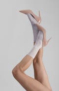 LECHERY® 2-Pack Lustrous Silky Sheer Crew Socks