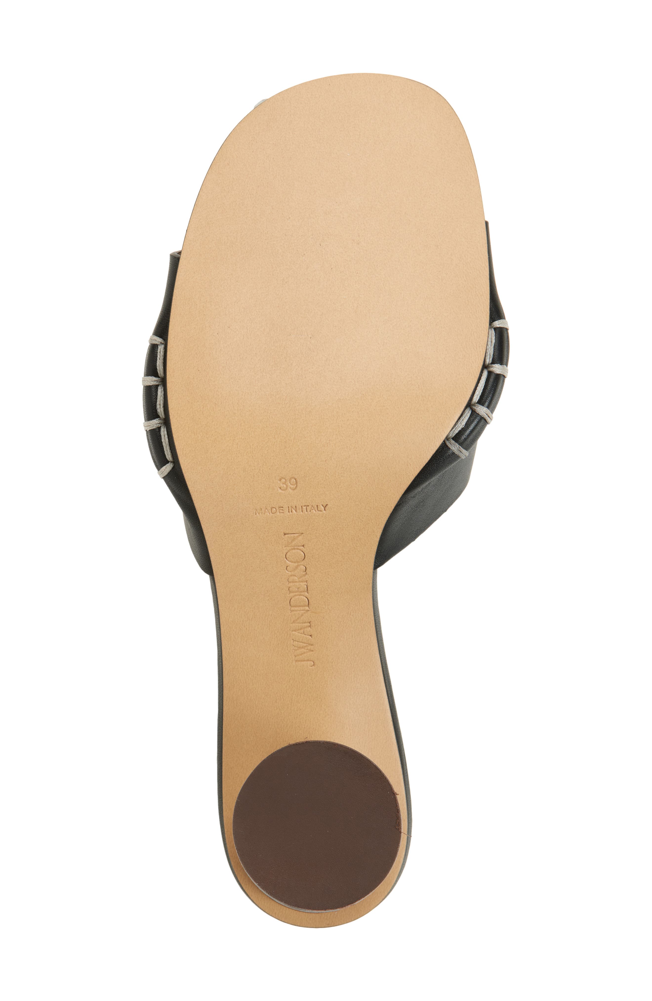 JW Anderson Loafer Slide Sandal, Alternate, color, Black