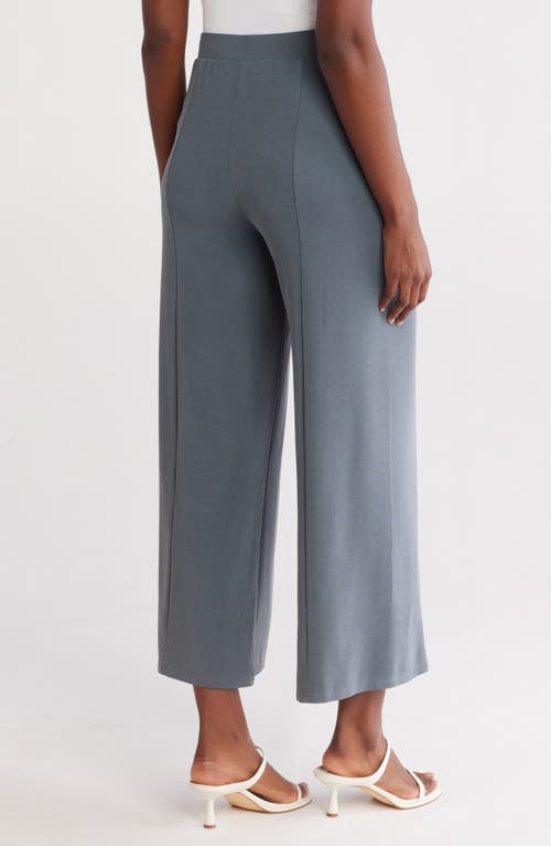 Nordstrom Rack Modal Blend Pull-on Wide Leg Pants In Blue Slate