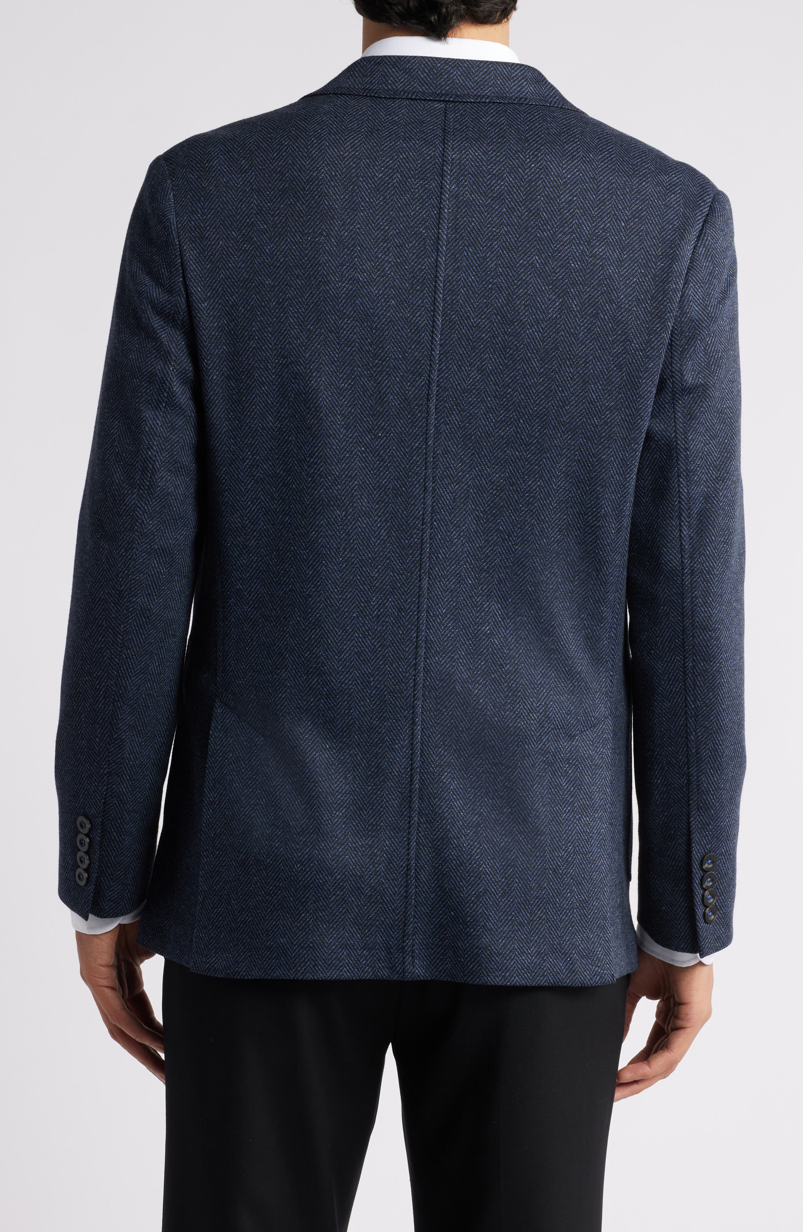 Alfi Herringbone Knit Sport Coat - image 2