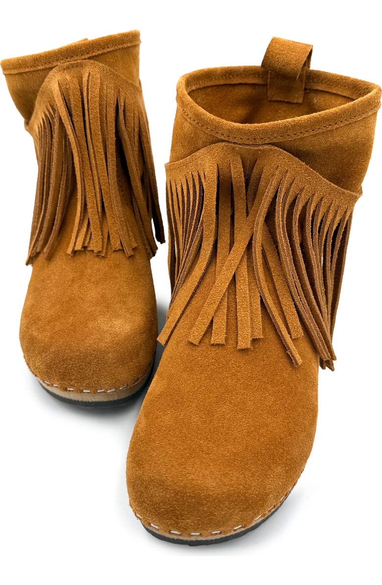 KUNSTEN Holly Fringe Bootie, Alternate, color, Havtora