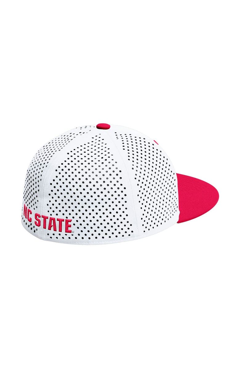adidas Men's adidas White NC State Wolfpack On-Field Fitted Baseball Hat, Alternate, color, White