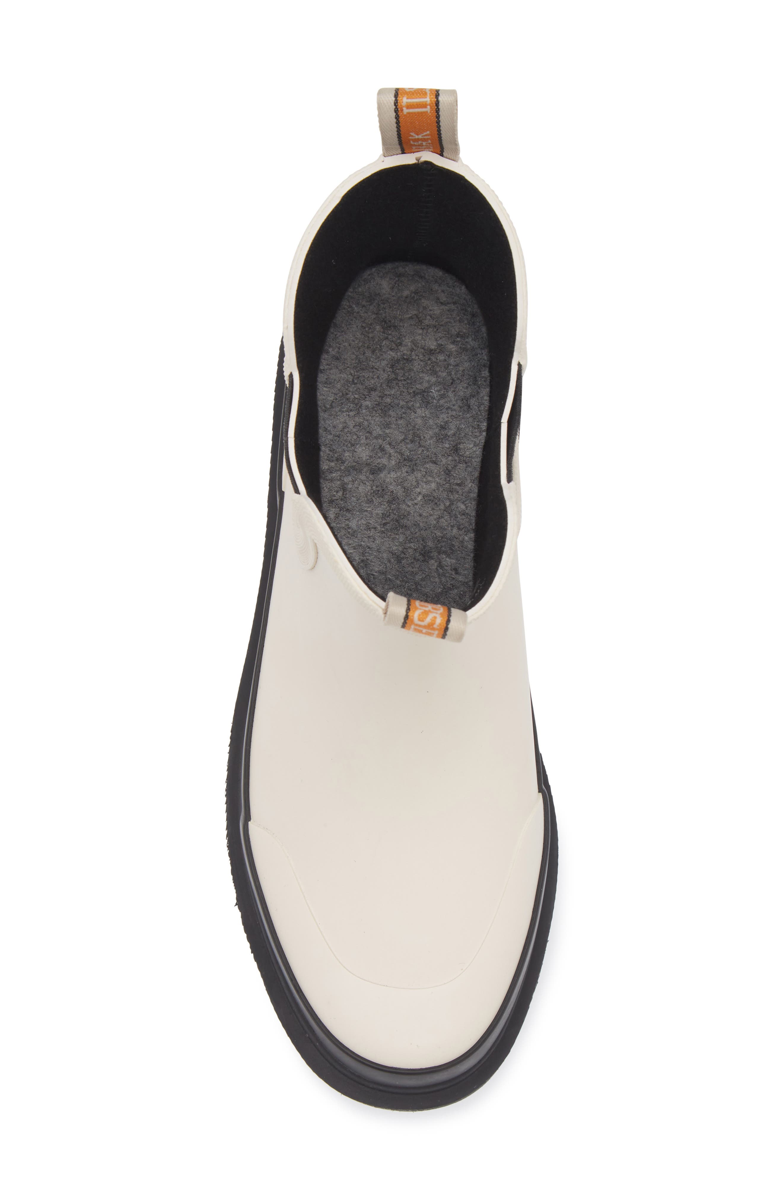 Ilse Jacobsen Waterproof Chelsea Rain Boot, Alternate, color, Milk Creme